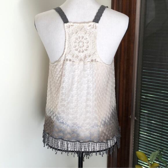 Hazel | Anthropologie Crochet Tank Top Size S - Picture 5 of 8